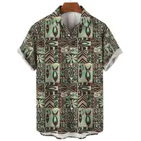 Coconut Tree Shirt For Men3d Printed Men's Hawaiian Beach Short Sleeve Casual Tops Tee Shirts Man Clothing Blouse Camisa 1