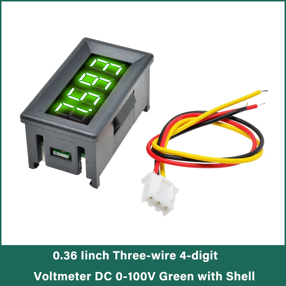 Voltetro LED Digitale A 3 Fili Da 0,56", Pannello Del Voltetro