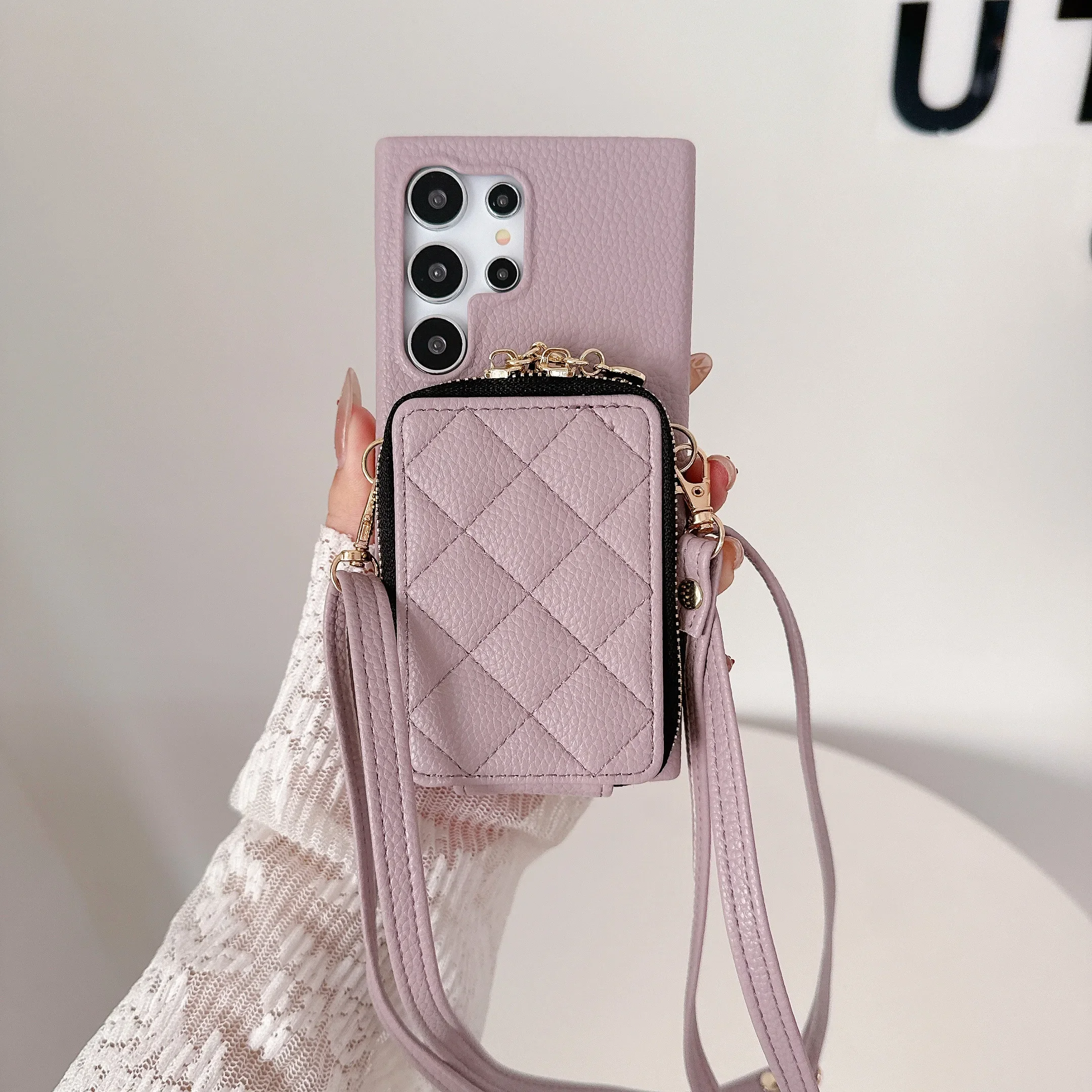 Crossbody Phone Case With Card Holder For Samsung Galaxy Models_voghion.com