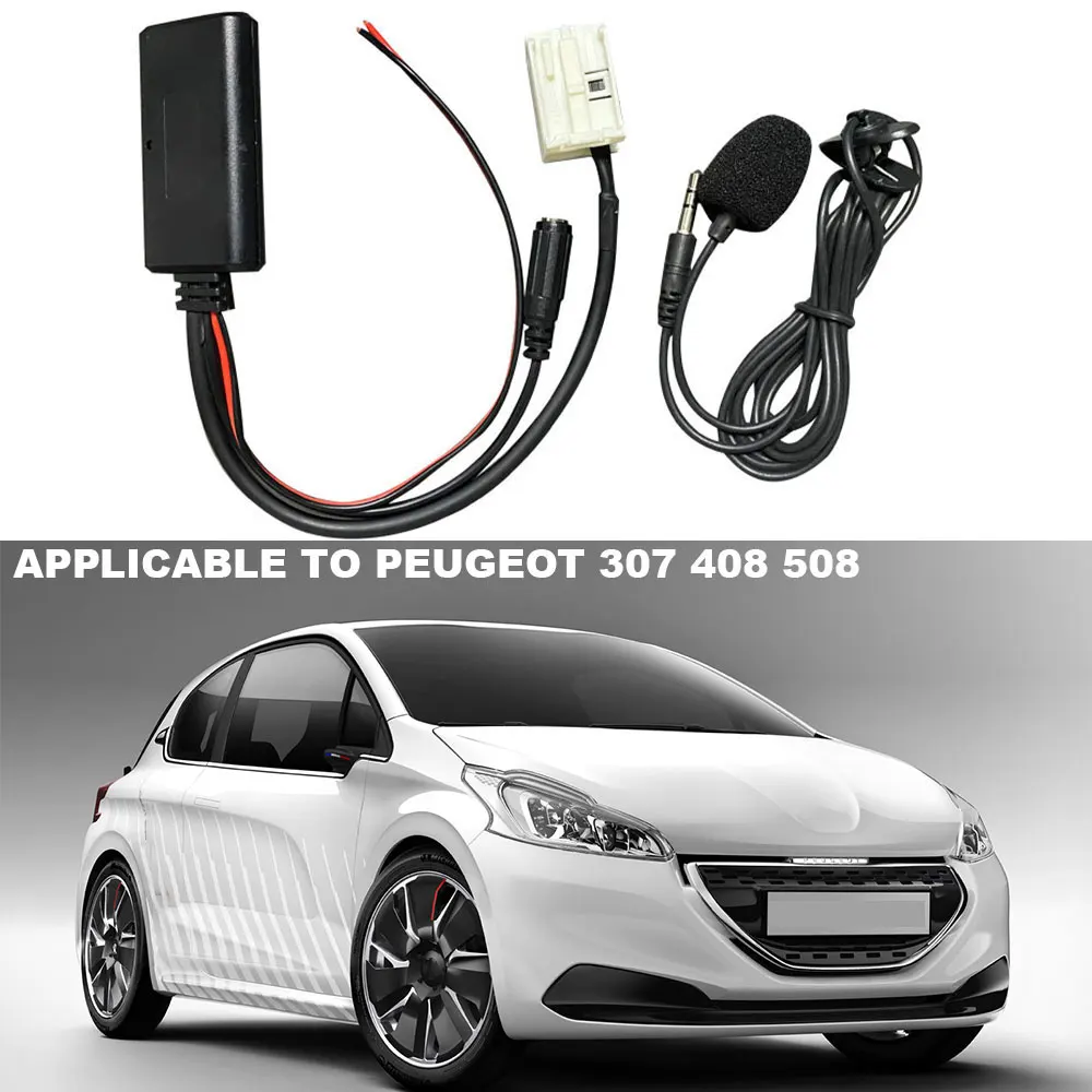 Modulo Bluetooth A 12Pin Wireless Car Radio Stereo Music Aux Cable Adapter Per Peugeot 307 408 508 Forcitroen Sega Ricevitore Stereo