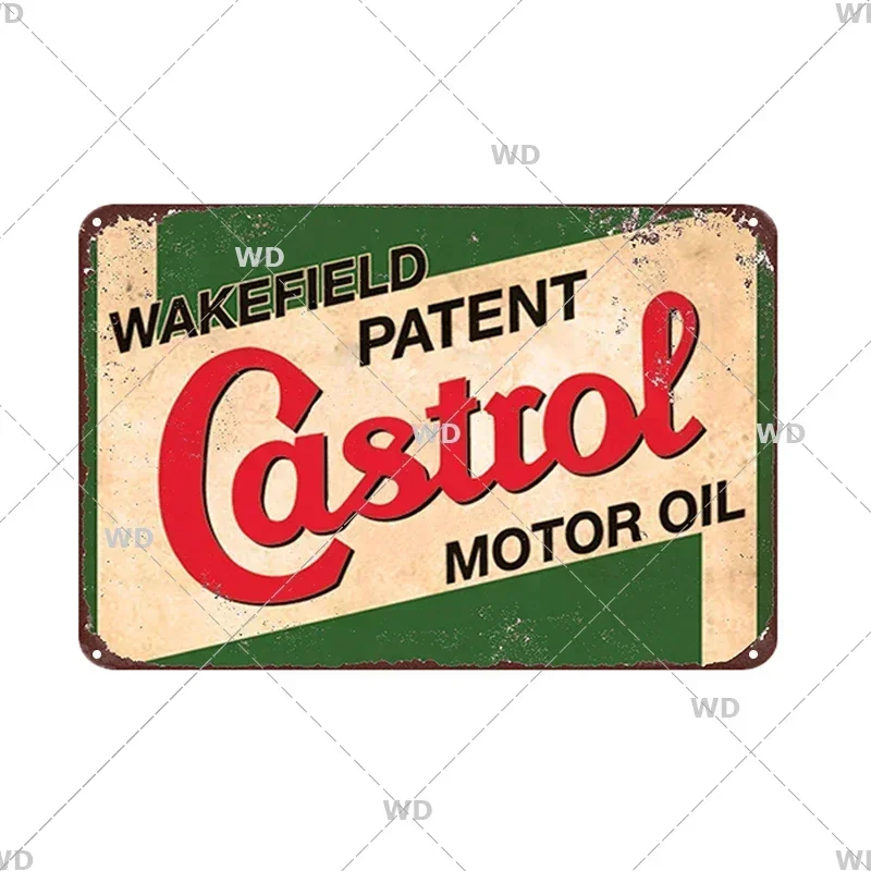 Lampe Enseigne Castrol Vintage – Décoration Garage Rétro