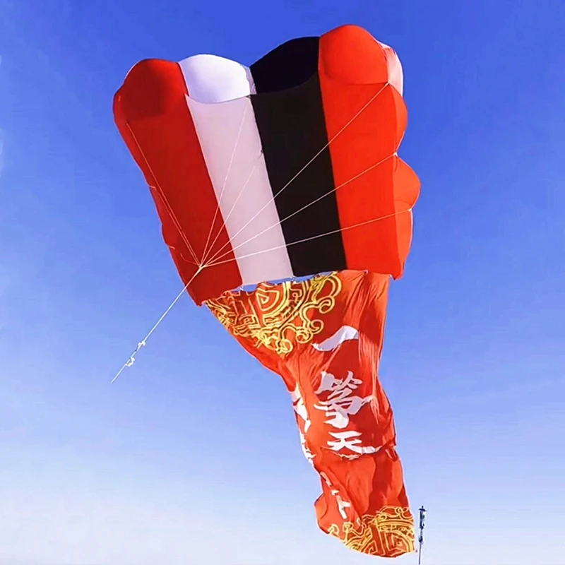 Spedizione Gratuita 32Sqm Pilot Kite Flying Large Soft Kite Paracadute Kite Pendant Noisi Steel Boy Giants Giocattoli Gonfiabili Drill Winder