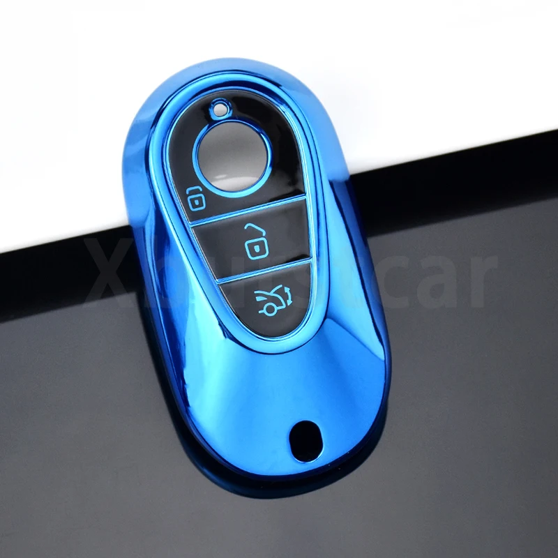 Luxury TPU Car Key Case Cover for Mercedes Benz - Sleek and Durable Fob Holder Protector