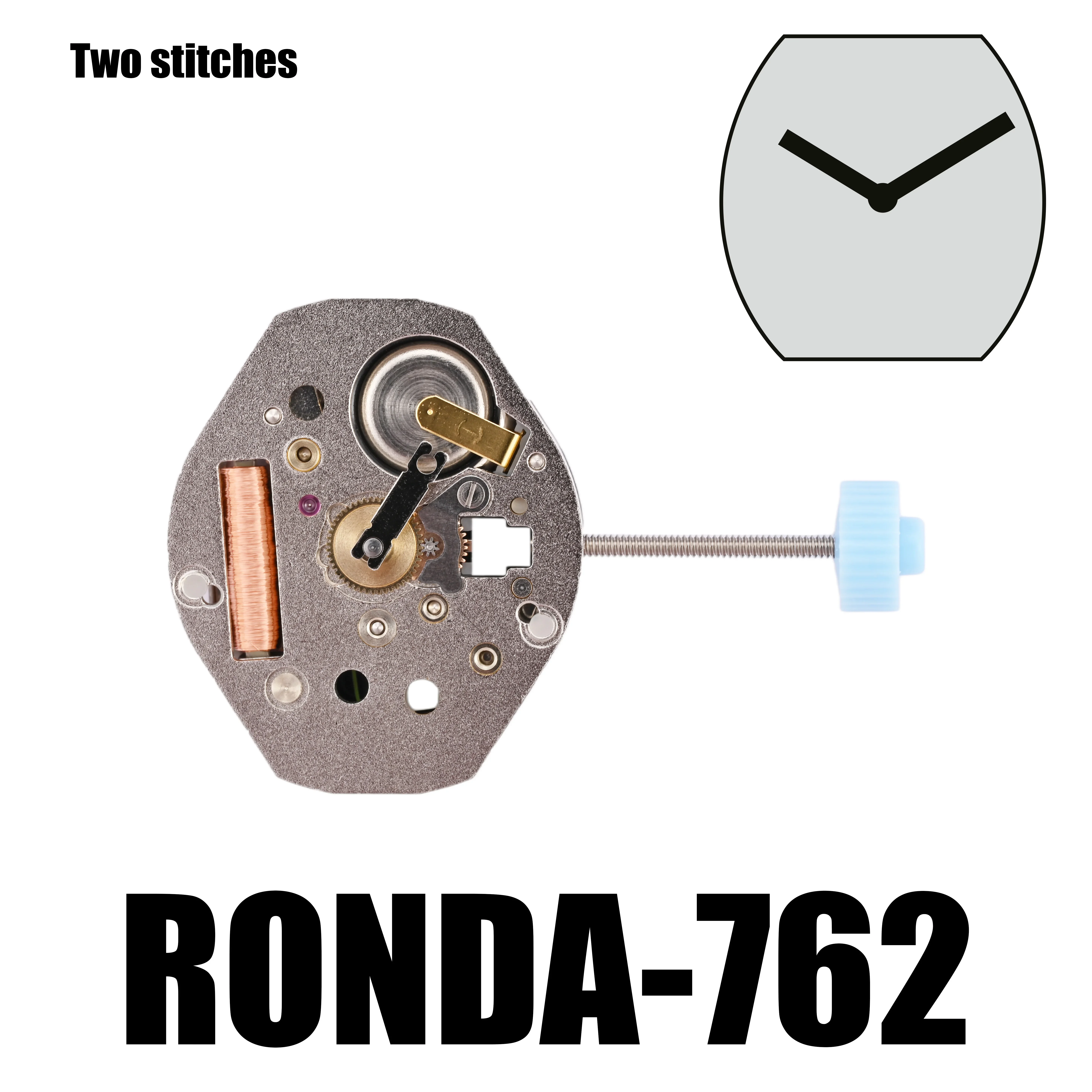 

762 movement ronda 762 movement height H1 quartz movement 2 Handsreplacement watch repair parts