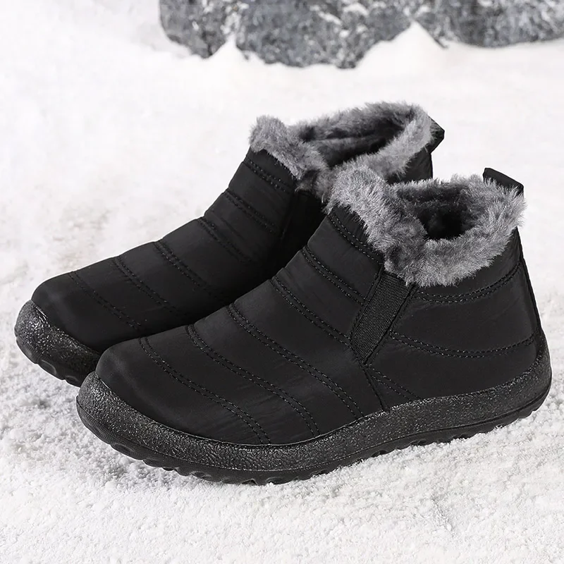 

Men's Boots 2023 New Winter Shoes For Men Winter Boots Waterproof Snow Boots Ankle Bota Masculina Booties Couple Winter Sneakers