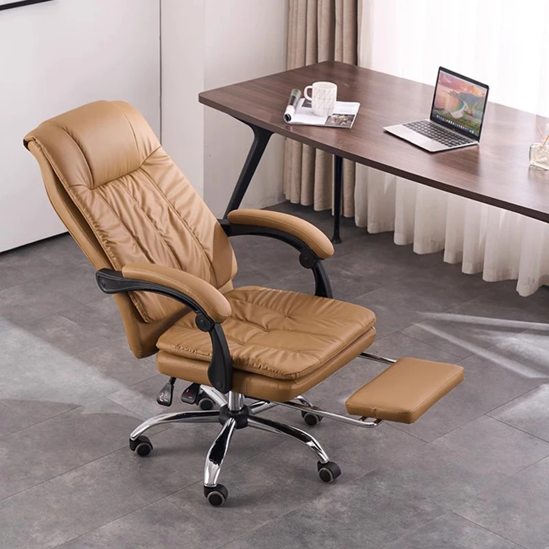 Massage Ergonomic Desk Chair Mobile Recliner Lazy Leather Office Modern Chair Luxury Zero Gravity Sandalyeler Office Furniture zero gravity luxury ergonomic chair recliner leather office lazy modern chair cushion executive reading sandalyeler furniture