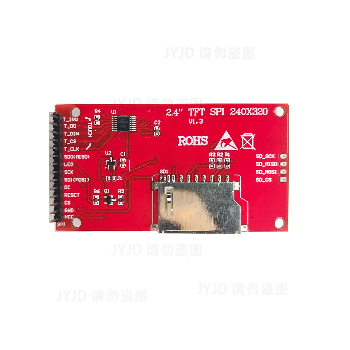 2.4 inch 240x320 SPI TFT Serial Port LCD Display Module 5V/3.3V PCB Adapter Micro SD Card ILI9341 / ST7789V For Arduino