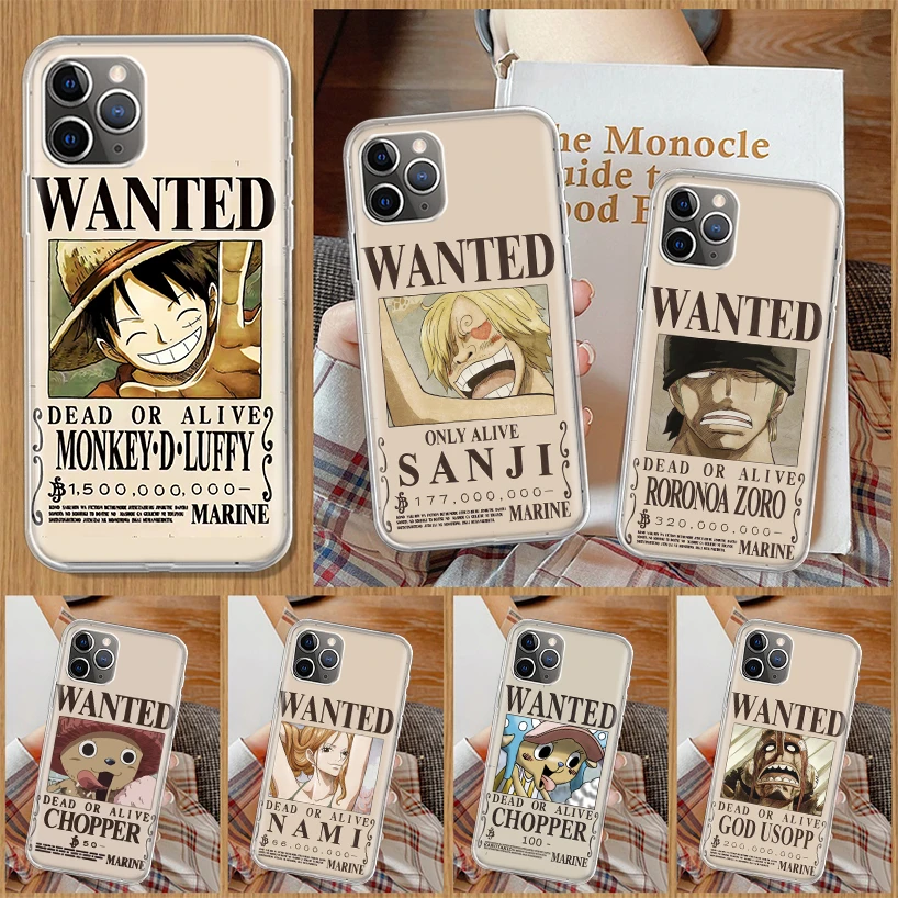 Anime Luffy One Piece Phone Case For Apple Iphone 11 13 12 Pro Xs Max Xr X 7 8 6 6s Plus Mini 5 5s Se Soft Back Shell Cover Coqu Mobile Phone Cases Covers Aliexpress