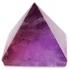 Amethyst Crystal Pyramid Egyptian Clear Stone Home Desk Decor Healing Gifts 20mm 5
