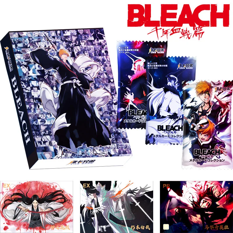 

New Original Japanese Anime Bleach Characters Peripheral Rare SSS CP XR Cards Collection Kids Table Game Card Family Toys Gift