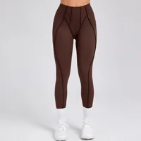 Sporty Leggings Woman Sports Tights 2025 Yoga Clothes Push Up Women Sportswear Leggins Deportivo Mujer Gray Coffee Navy Beige