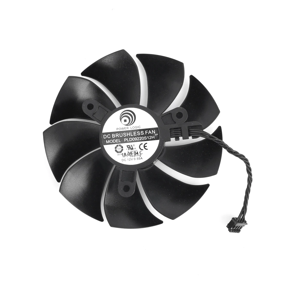 Substituição do Ventilador Refrigerador para Evga Rtx 2080 ti Ftw3 Ultra 2070 Super Rtx2080 Gráficos Placa de Vídeo Ventiladores Refrigeração Novo 87 mm Pld09220s12h - Imagem 4