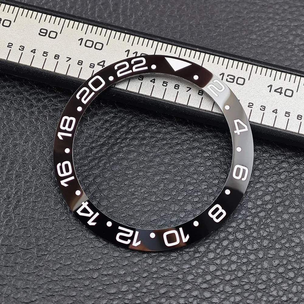 Premium 40mm Sloped Ceramic Bezel GMT Insert for Men's Watch Accessories