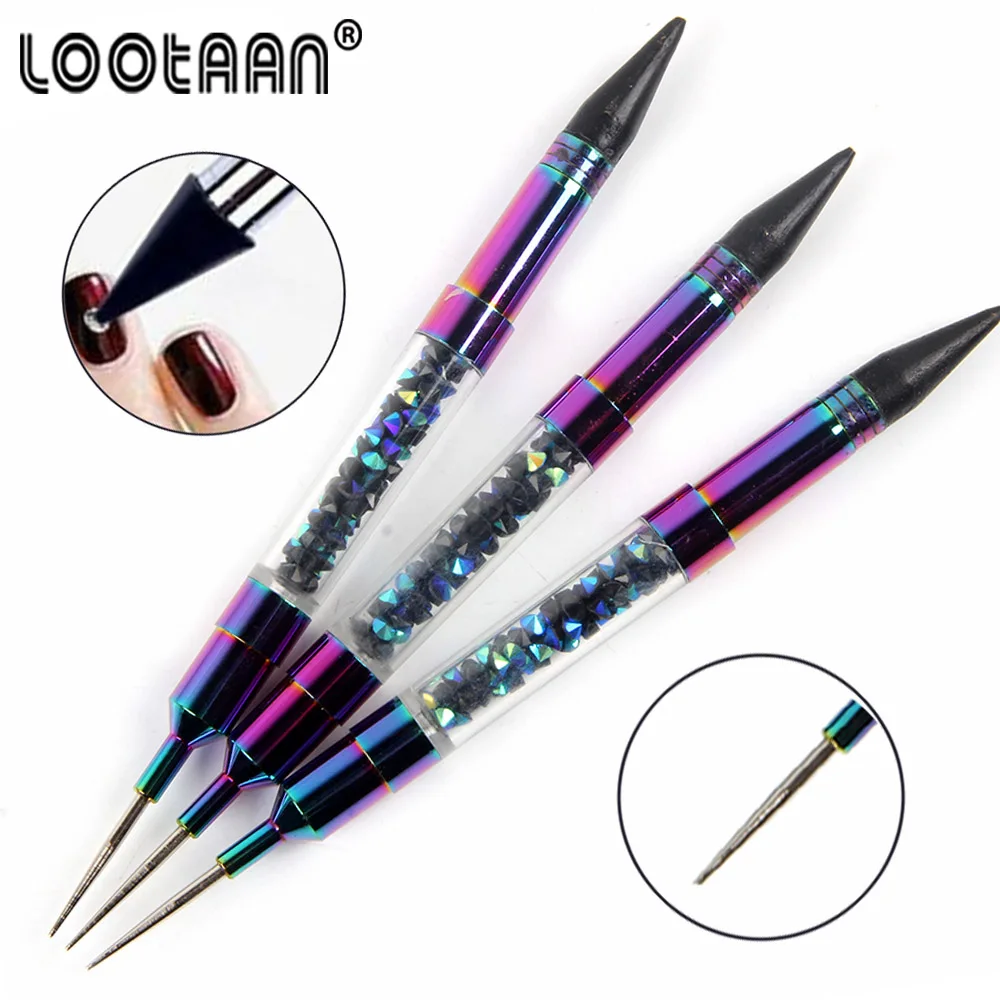 Wax Diamond Painting Pen Wax Pencil Nail Art Dual-ended Dotting Pen for  Cross Stitch Embroidery - AliExpress