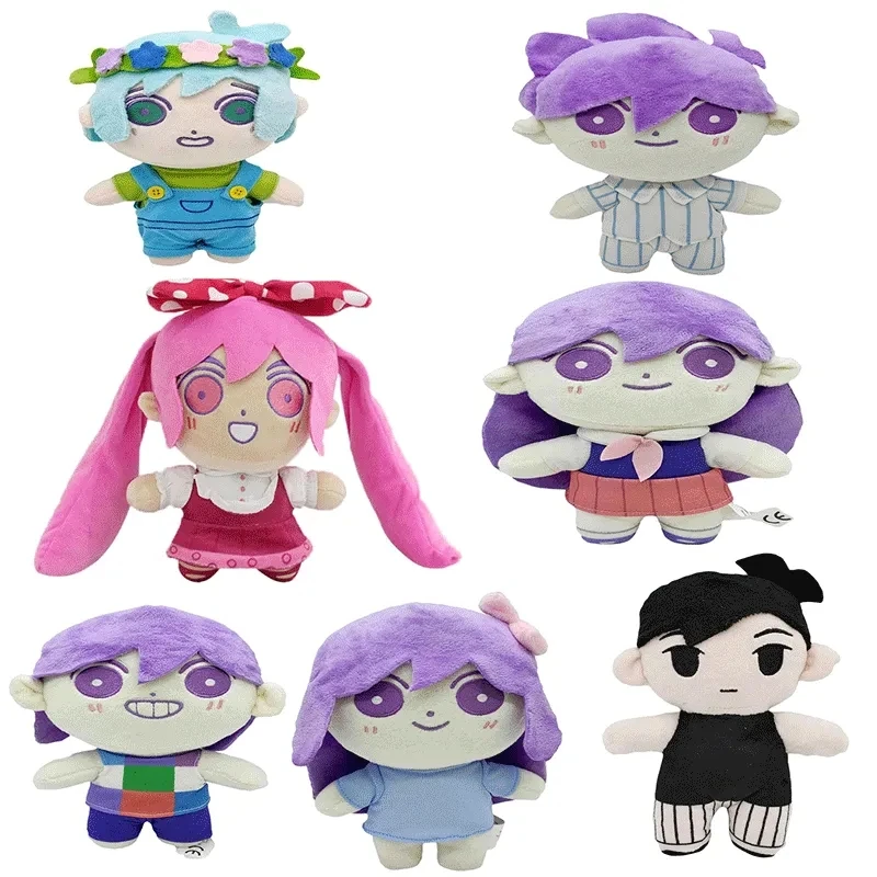 1/2/6Pcs Omori Plush Doll Toy Sunny Basil Aubrey Mari Hero Stuffed