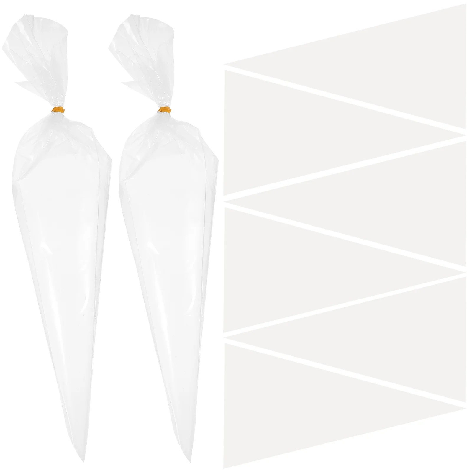 

50 Pcs Tile Construction Pointing Bag Tear Resistant Grout Bags Dedicated Cement Mortar Piping Pouch White Sealer Work