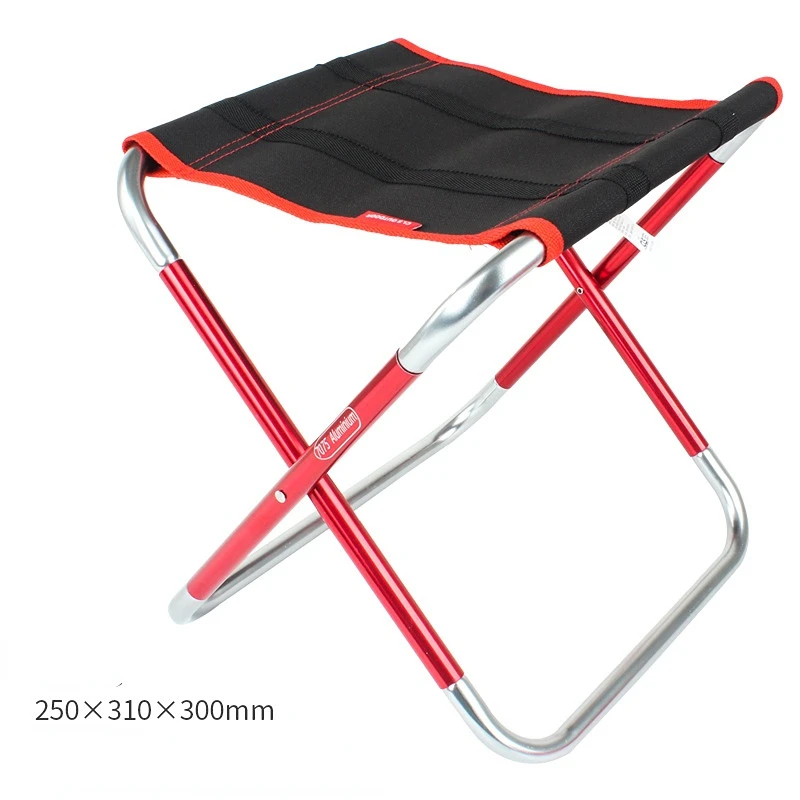 Folding Stool Large 7075 Aluminum Alloy Outdoor Portable Barbecue Fishing Folding Chair Camping Climbing Stool Portable Chair folding stool,folding chair