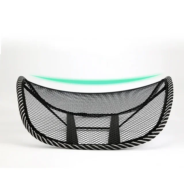 Coussin de dossier de chaise en maille, attelle lombaire Anti-fatigue, coussin élastique de Massage, Support quotidien, accessoires de travail au bureau 5