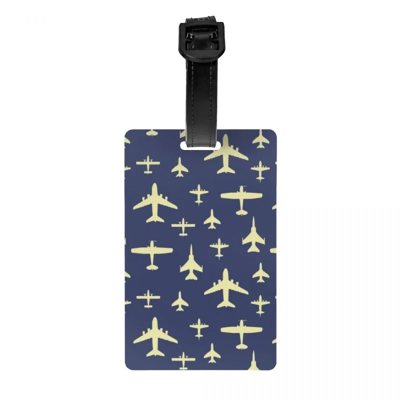 

Fly Past Aeroplanes Luggage Tag Pilot Air Fighter Suitcase Baggage Privacy Cover ID Label