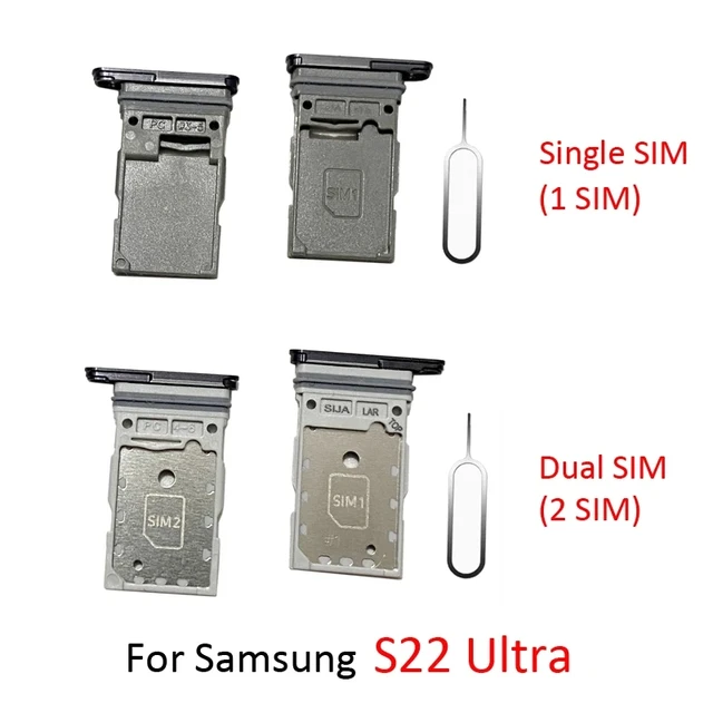 For Samsung Galaxy S22 Ultra S908 S908B Phone New SIM Chip