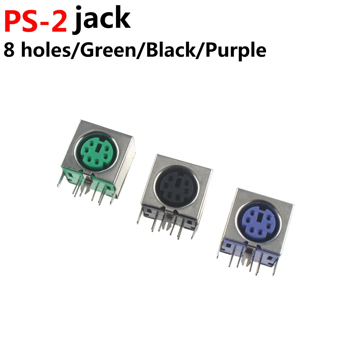 10pcs MINI 6PIN Female Socket Connector PS2 JACK mouse keyboard plug connector MDC-6-19 PBC wechip h6 remote control 2 4g wireless air mouse mini keyboard ir control gyro sensing smart remote control rechargeable for game android tv box mini pc