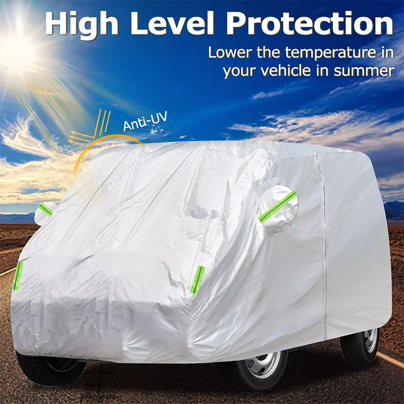 5,2 m Universal Auto Wasserdicht Schutz Sonnenschutz Abdeckung Camper Van Für VW Transporter T3 T4 T5 T6 Auto Außen Zubehör – Detail 6
