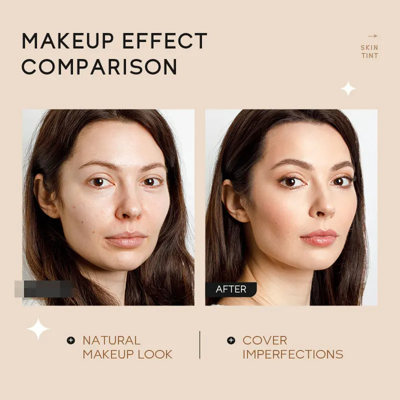 Laikou Facial Primer Matte Concealer Long-lasting Liquid Foundation Waterproof Acne Removal Concealer Natural Cosmetics