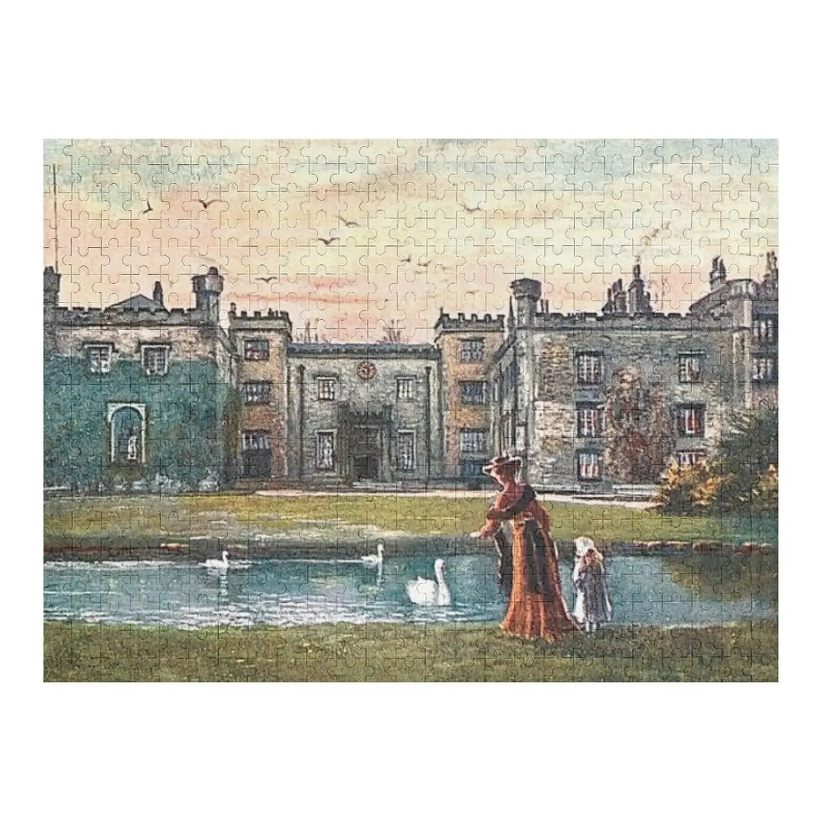 Townley Hall, Burnley, Lancashire, England Jigsaw Puzzle Works Of Art Custom Wooden Name Puzzle the white canary sunset plain sky jigsaw puzzle personalized toys customized photo works of art adult wooden puzzle