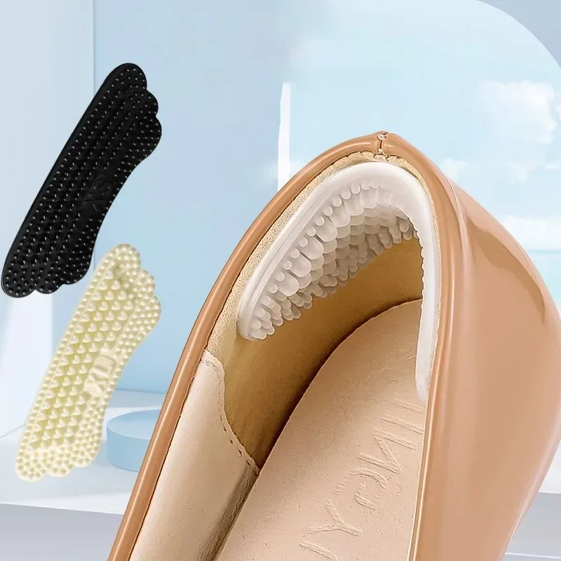 1Pair Silicone Heel Protector Women Insoles for Feet Heels Sticker Gel Non-slip Shoe Pads Pain Relief Foot Care Shoe Insert
