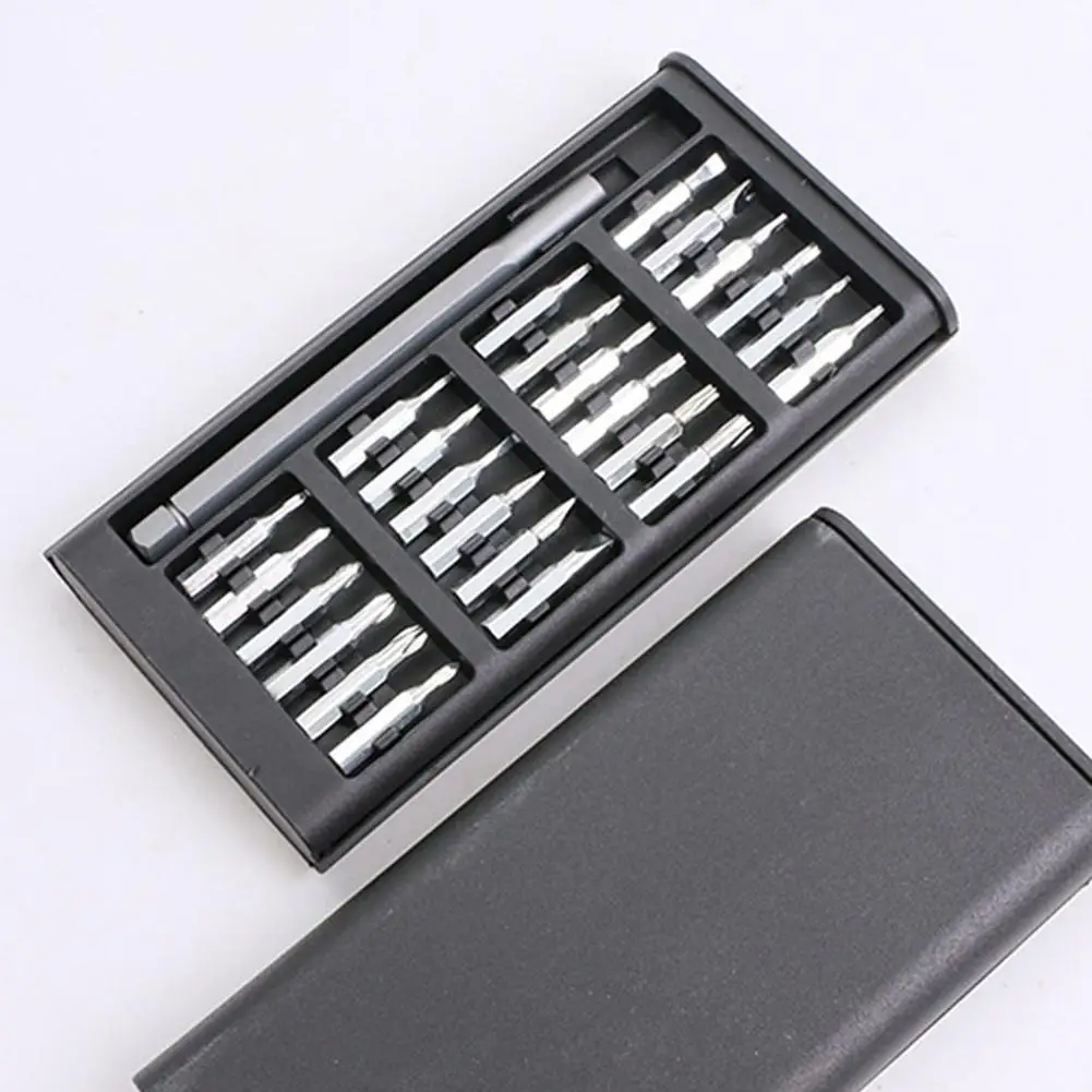 25 in 1 미니 드라이버 세트, 일자형 및 십자형 소형 드라이버, 전자 제품에 적합