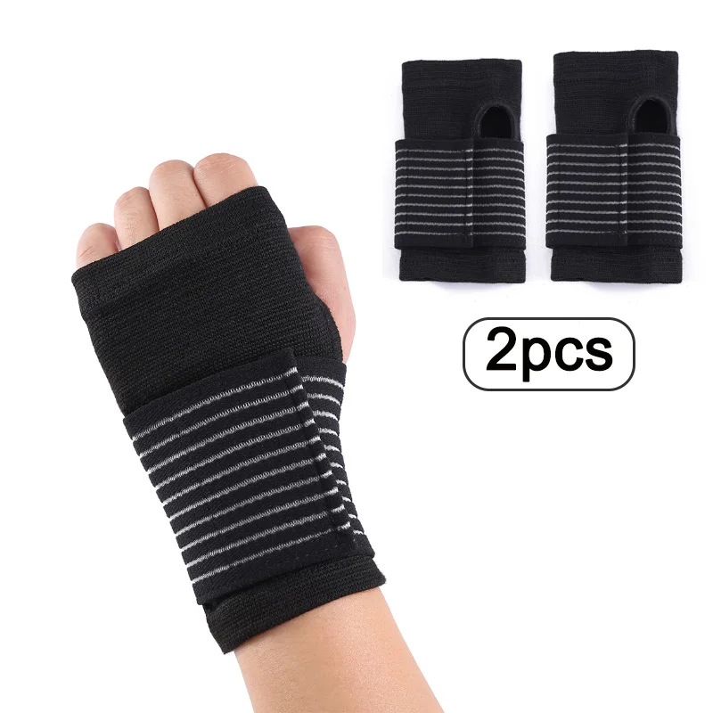 Sports Wristband 2pcs Self-adhesive Elastic Bandage Gym Sports Wrap for Knee Support Finger Ankle Palm Wrapping Tape Wrist Band wrist straps,wrist support,wrist support band,wrist sweat wristbands,wrist sweatband,elastic bandage support