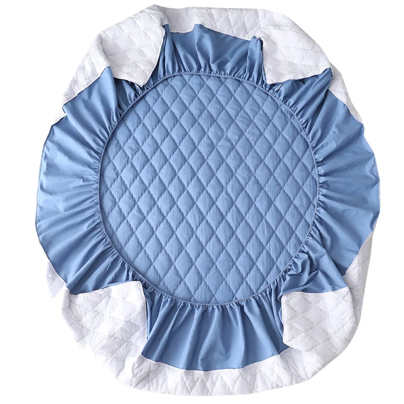 Description Picture 6 of itemWaterproof Thicken Mattress Topper Pad Anti-mite Mattress Protector Elastic Fitted Sheet Bed Cover Single/Double/Queen/King Size