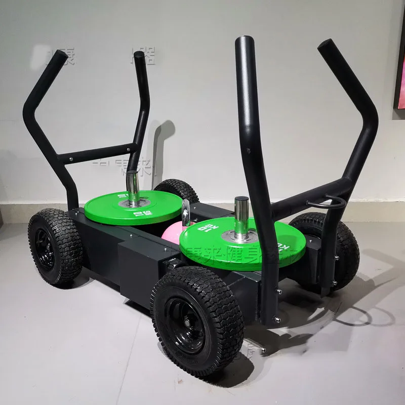 Tank car, heavy sled car, double resistance tank car fitness equipment