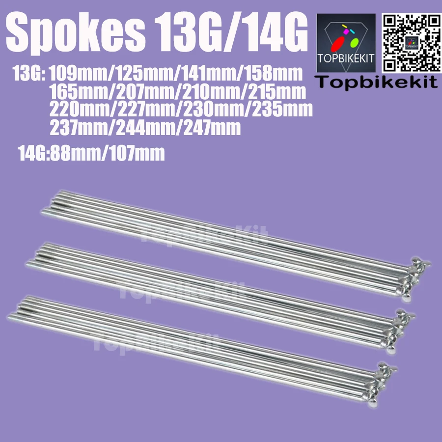Aazon.co: 12pcs Bicycle Spoke Round Stainless Steel Fit Fit Fit For