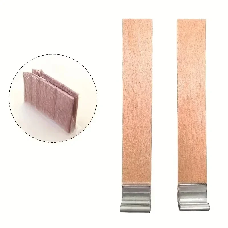 Candle Wick Candle Wicks Candle Wick Tabs 10pcs Wooden Candles Wick With Sustainer Tab Candle Wick Core For DIY Candle Making Supplies Handmade Soy Parffin Wax