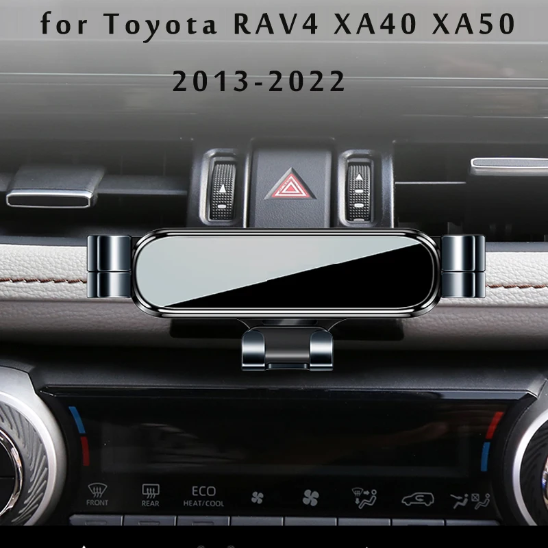Car phone holder for Toyota RAV4 5th XA40 XA50 GPS stand rotatable support mobile accessories mobile phone holder phone holder