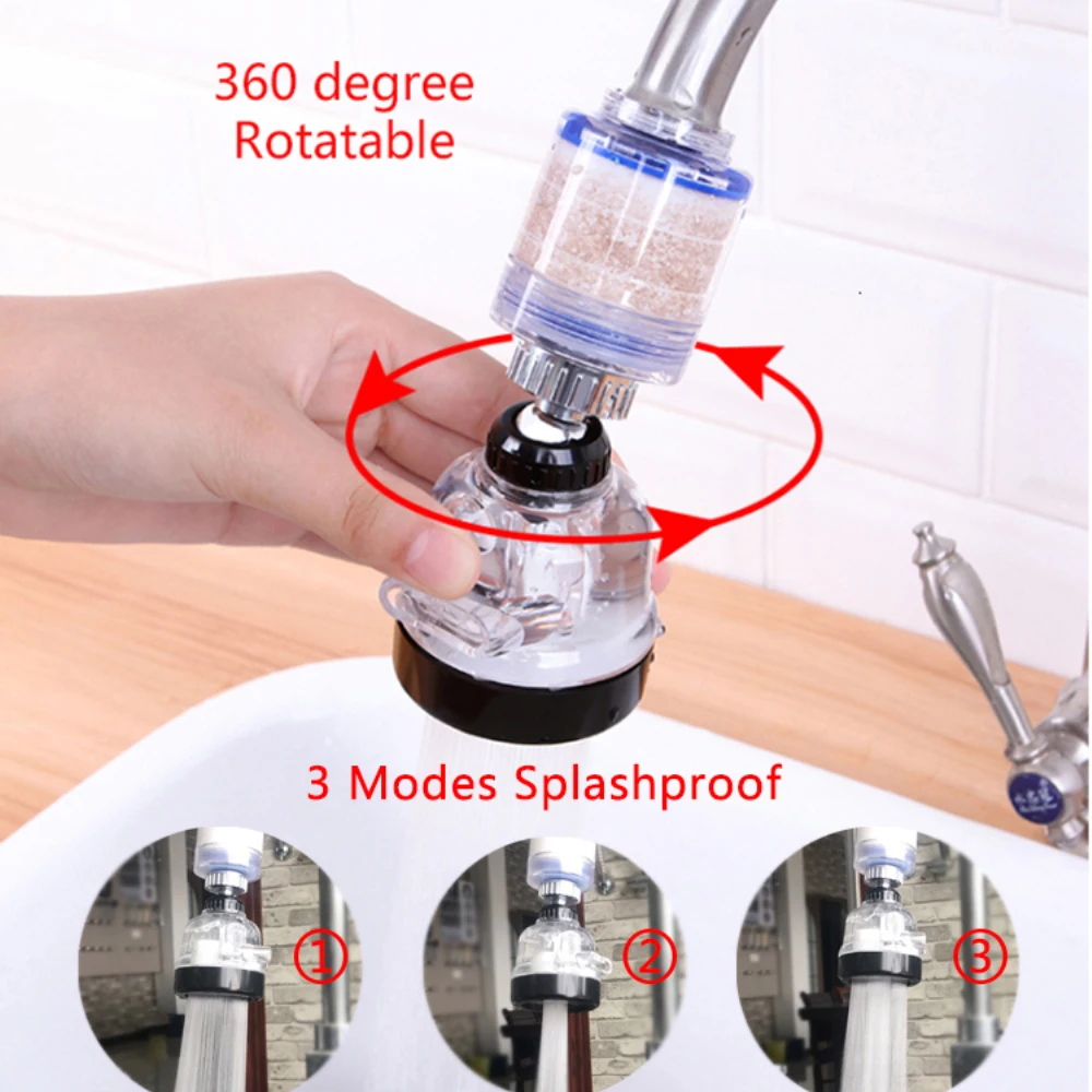 New Faucet Water Filter Remove Chlorine Heavy Metals Filtered Showers Head Soften for Hard Water Bath Filtration Purifier