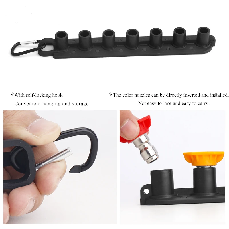 Car Wash Accessories Wash Spray Nozzle Holder High Pressure Car Cleaning Wash Gun Spray Nozzle Holder With Nozzle 5