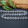 100% Natural Faceted White Clear Quartz Crystal Round Loose Beads For Jewelry Making Bracelet Necklace 4-12mm 4