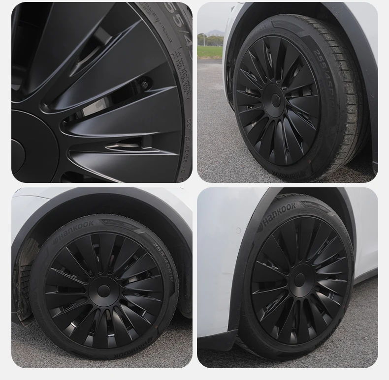 Radkappen 19 Zoll Blade-Style Radnabenabdeckung Ersatz-Radkappe Vollfelgenabdeckung für Tesla Model Y 2020-2024 Zubehör – Detail 13