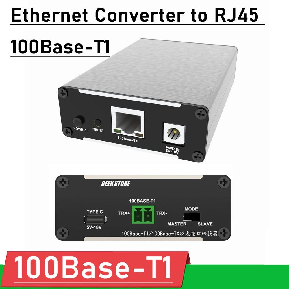 100baset1 100mb Car Converter To Rj45 Standard