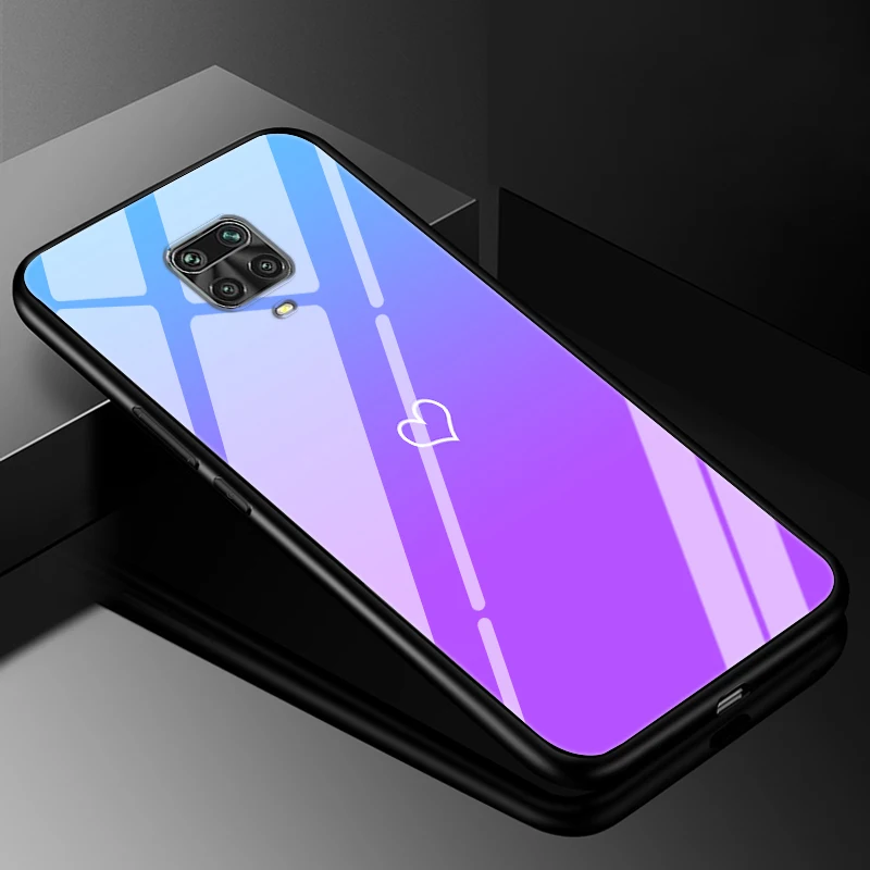 Premium Tempered Glass Hard Case with TPU Bumper