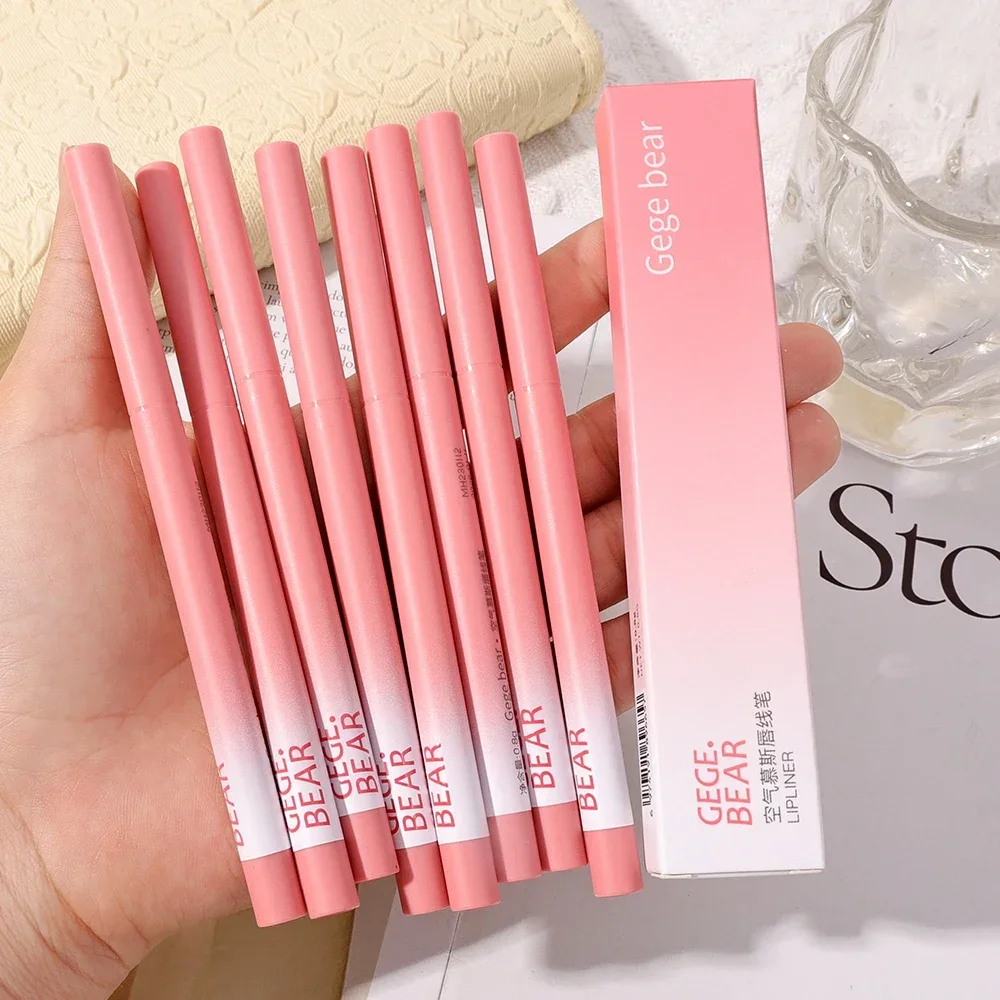 8-color Lip Liner Pencil Set Matte Nude Contour Lipliner Pencil Lipstick Waterproof Long Lasting Lipstick Pen Lip Tint Cosmetics 6