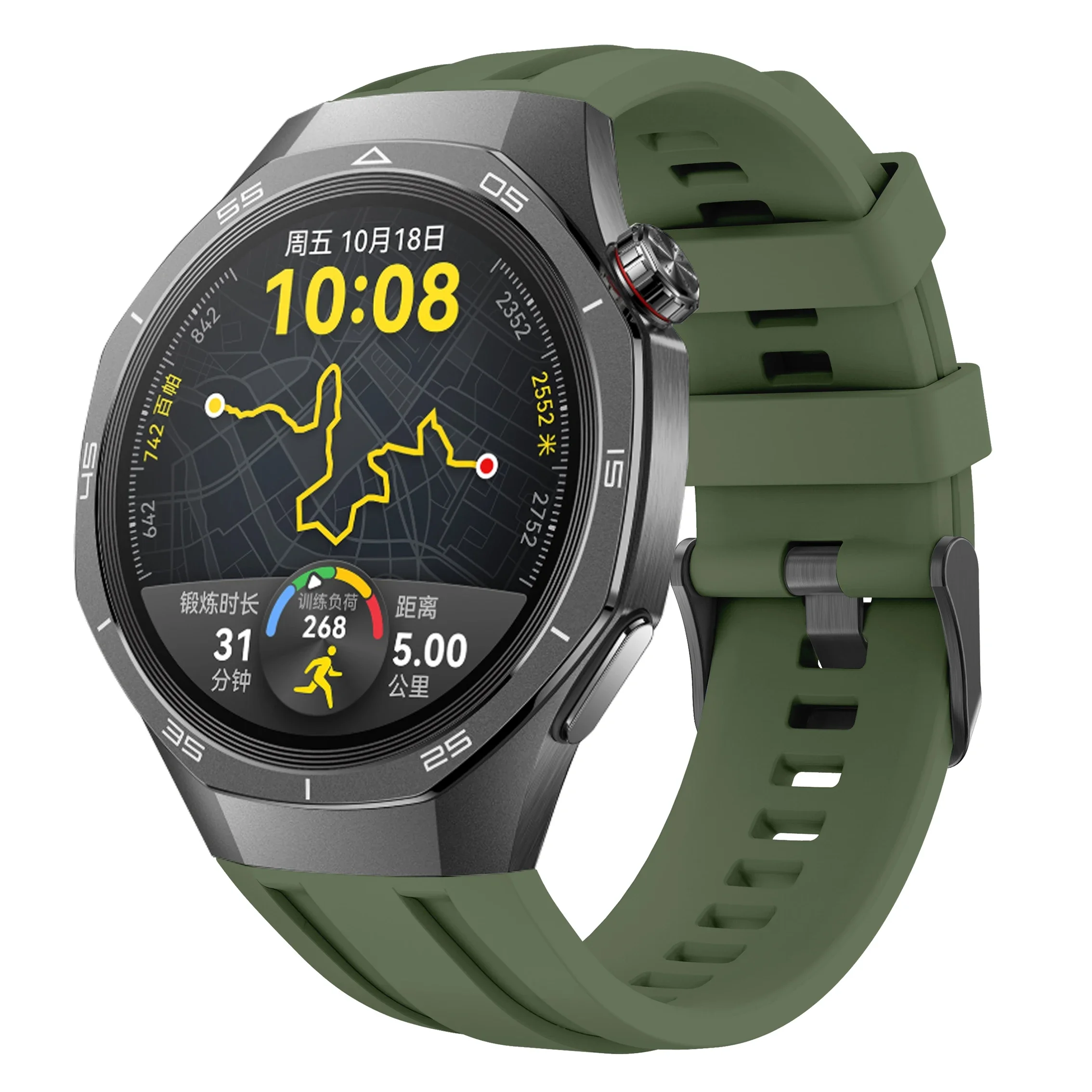 Premium Silicone Replacement Watch Band - No Gaps, Proprietary Design