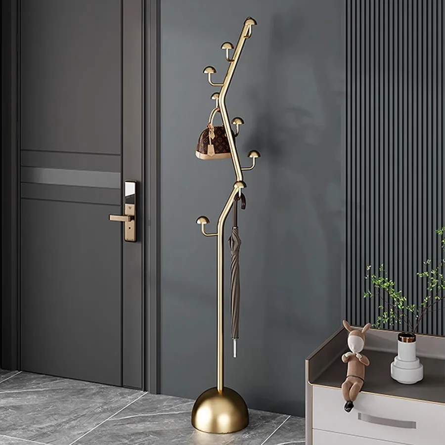 

Designer Coat Rack Tree Branch Shop Display Entry Way Coat Rack Round Base Garment Metal Floor Standing Door Recibidor Furniture