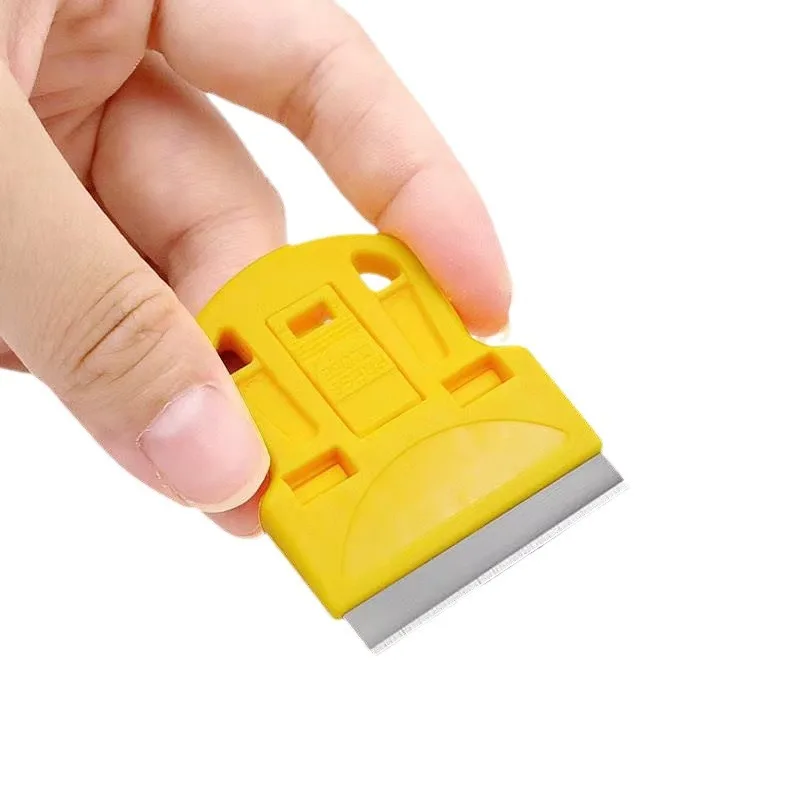 Razor Blade Scraper Window Scraper Tool Scraper Tool Kit Window Scraper Razor Blade Scrapers Car Film Scraper Glue Removal Scraper Scraper With A Blade One-Sided Razor Painting Scraper Holder Handle Standard Window Tinting Razor Tool Remover Cleaner
