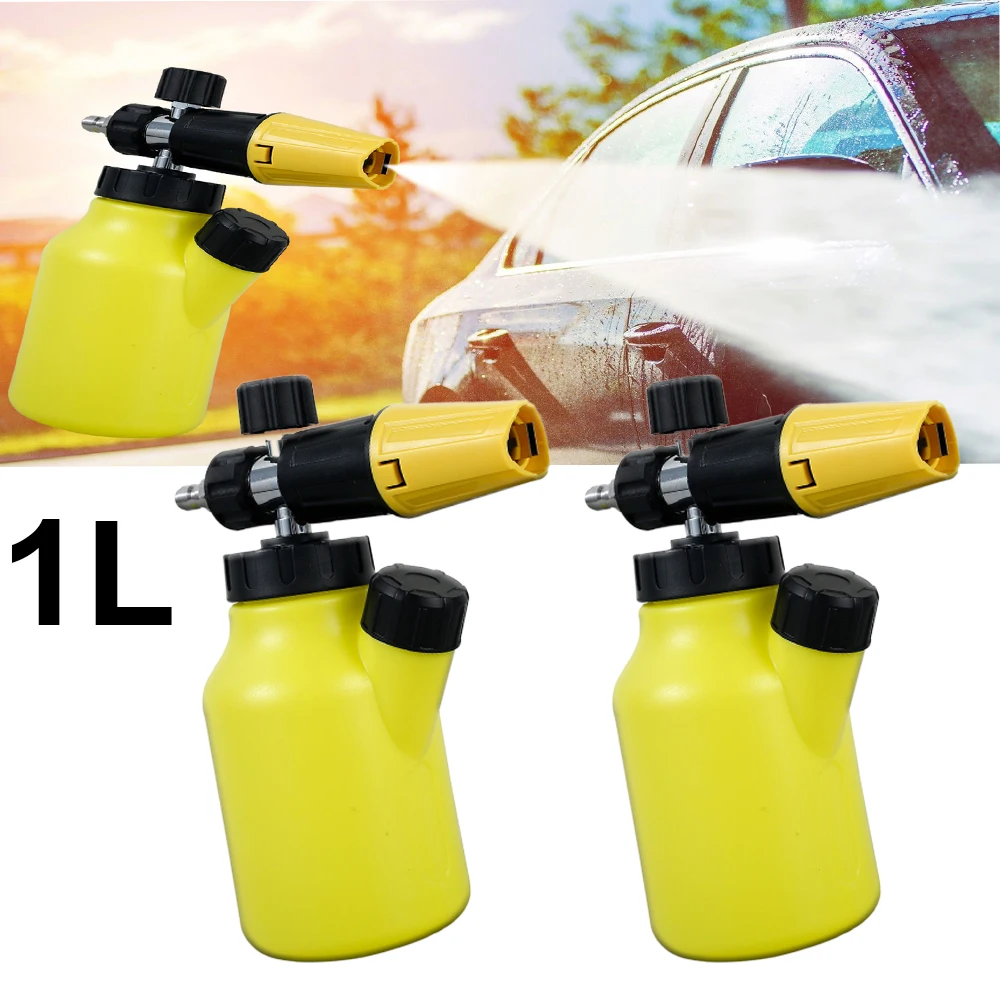 Electric Foam Sprayer Car Adjustable Pressure Washer Snow Foam lance foam nozzle foam cannon 1L Bottle 1/4inch Pressure Washer
