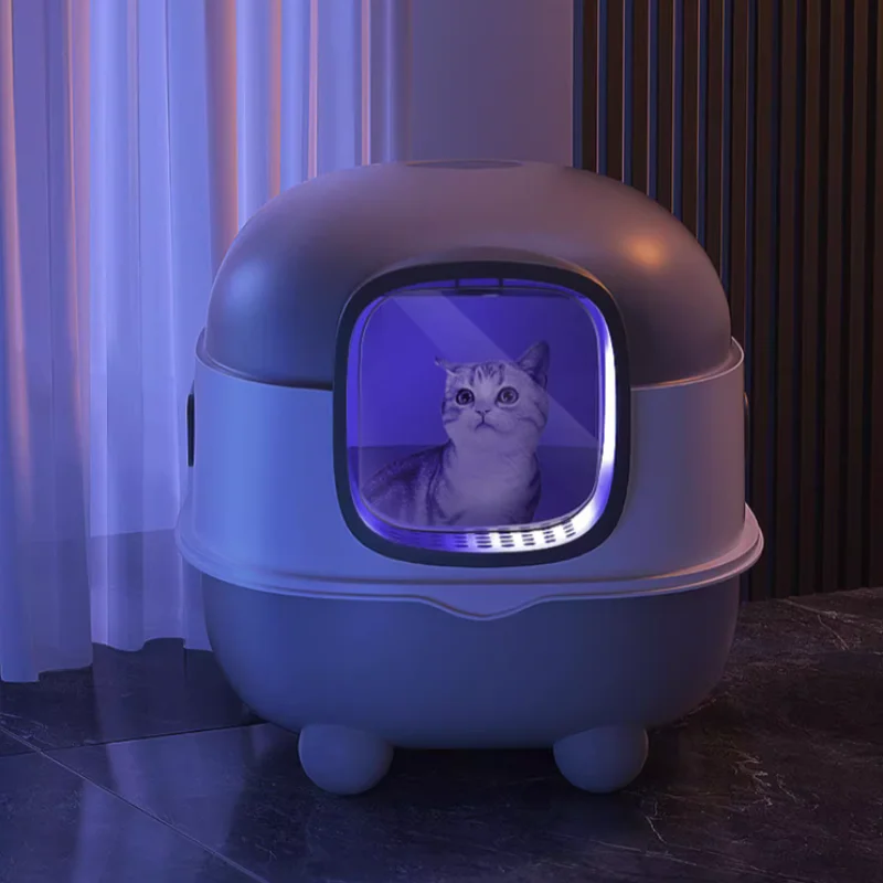 IntelligentCatLitterBasinOversizedFullyEnclosedAutomatic