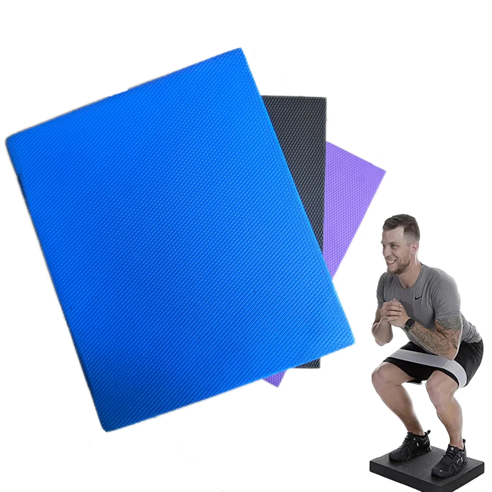 Soft Balance Pad TPE Yoga Mat Foam Exercise Pad Thick Balance Cushion Fitness Yoga Pilates Board for Physical Therapy yoga mat balance pad yoga fitness equipment