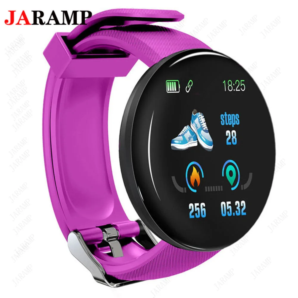 2Pcs D18 I7s Smart Watch Men Blood Pressure Smartwatch Women Waterproof Sport Heart Rate Fitness Tracker Smart Clock Watches New 